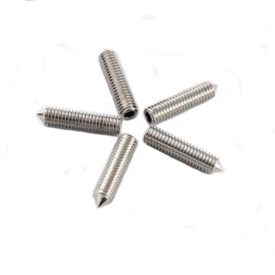 China Stainless Steel The Fine Quality Stainless Steel Hexagon Socket Set Screws All Metal Fixing Screw for sale