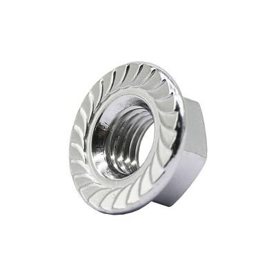 China New Type Top Sale Custom High Quality Stainless Steel Metal Lock Hexagon Flange Heavy Industry Nut for sale