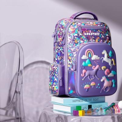 China 2021 Silicone Kindergarten Animal Kindergarten Child Anti-theft Waterproof Child Backpack Set School Bag for sale