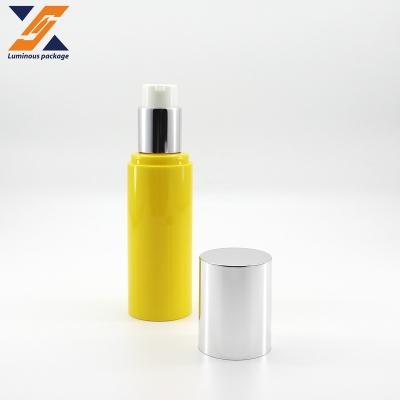 China Single Wall 100ml Pet Toner Water Serum Thick Pump Bottle Eco - Friendly Cosmetic Packaging for sale