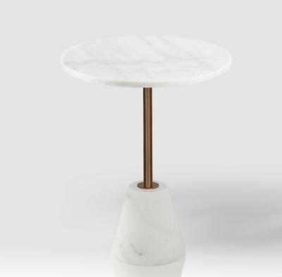 China Hot sale durable luxury custom made coffee table modern marble top side table for living room coffee table for sale