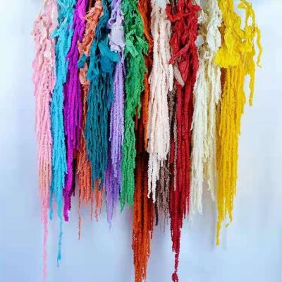 China Wedding home decoration B26-X preserved hanging Roll amarantus for decoration amaranth flower DIY material flower dried bleached lover's tears for sale