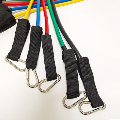 China Portable Wholesale Loop Long Equipment 11pcs 100lbs Posture Corrector Resistance Bands Set for sale