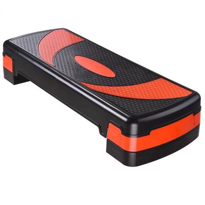 China Bodybuilding Fitness Customized Logo Adjustable Mini Fitness Pedal Aerobic Steps for sale