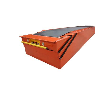 China Heat Resistant Reliable Material Telescopic Conveyor Belt Machine 3 Sections Unloading Telescopic Belt Conveyor for sale