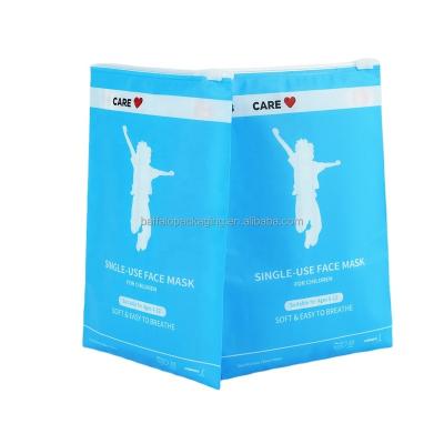 China Moisture Proof Ziplock Mask Zipper Resealable Slider Top Custom Printing Plastic Bags for sale