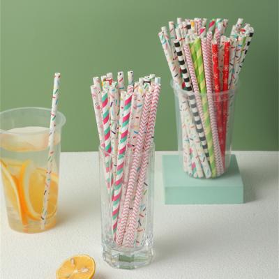 China Recyclable Reliable and cheap food & beverage packaging drinking disposable paper straws for sale