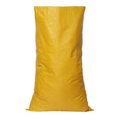 China Moisture Proof Agriculture Feed Yellow Corn Woven To Return Empty Plastic Bags 50kg for sale