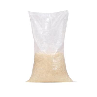 China PP Woven Rice Lamination 25kg Sack 50kg Empty Printed Transparent Bags Moisture Proof for sale