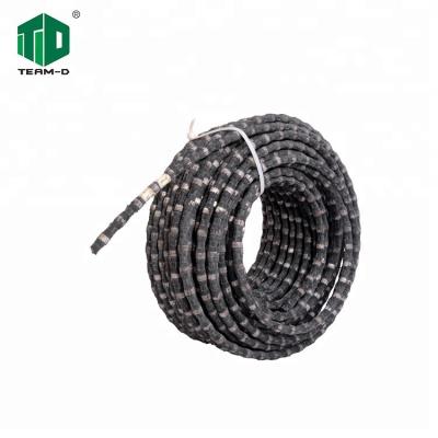 China Stone Cutting Rope Diamond Wear Resistant Wire Rope Saw For Stone Cutting, Teach You How To Cut Reinforced Concrete. for sale