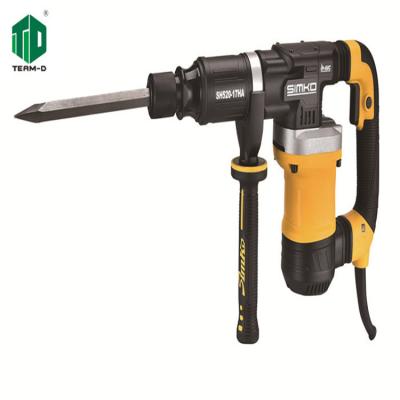 China Demolitio Breaker 1200W Rated Input Power, 220/230/240V Rated Voltage Demolition Hammer for sale