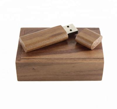 China Wooden Engrave Wooden Usb Flash Drive USB3.0 32GB 64GB 128GB With Box for sale