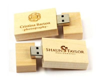 China Rectangle Alibaba Stock Price Engrave Logo OEM Bulk Wood Stick 4GB USB Flash Drive for sale