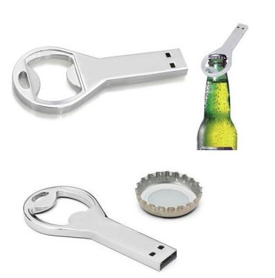 China Wholesale Cheap Flash Stick Bottle Opener USB Drive 32GB 64GB 128GB for sale