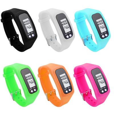 China Calorie Counter Sports Pedometer Fitness Tracker Bracelet Wristband Pedometer Watch 250*40*15mm for sale