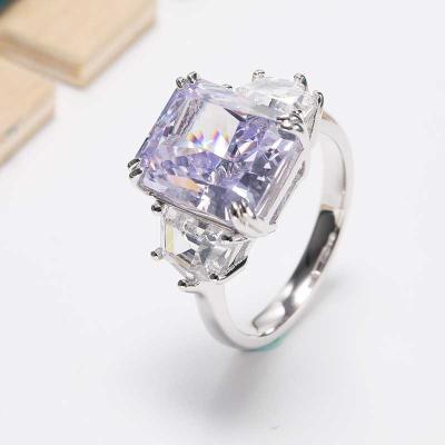 China Beautiful Simple Silver Korean Ring Gift Jewelry For Women New Design Romantic Jewelry for sale