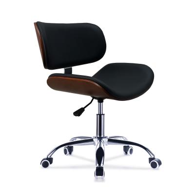 China Competitive Price Bentwood Office Chair Swivel Adjustable Modern Computer Chair Wooden (Height) Chair for sale