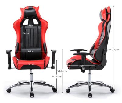 China Executive Chair Relax PC Lift Gaming Chair Fashion Racing Chair HE-2885B for sale