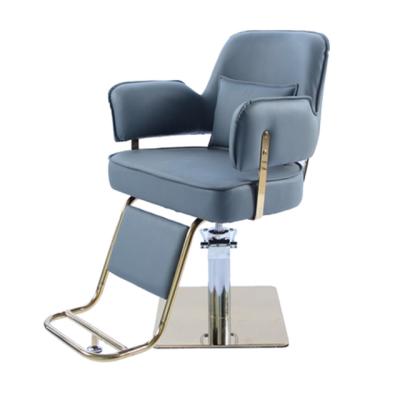 China (Height)Adjustable Beauty Salon Chair Stainless Steel Furniture For Sale Barber Chair Salon Furniture Waiting Chairs For Salon for sale