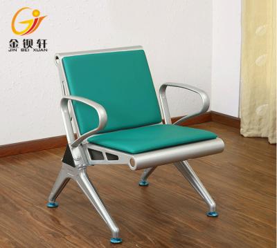 China PANEL green cheap price airport cushion hospital 3 seater PU waiting chair YA-102 for sale