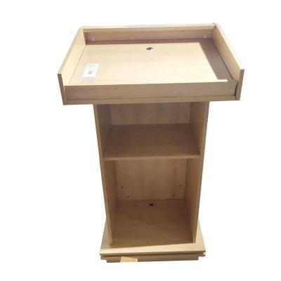 China Lectern High School Furniture Office Lectern Digital Solid Wood Portable Lectern H-760 for sale