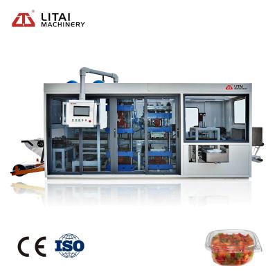 China Automatic Plastic Factory Egg Tray Forming Machine 3-Station Thermoforming Machine for sale