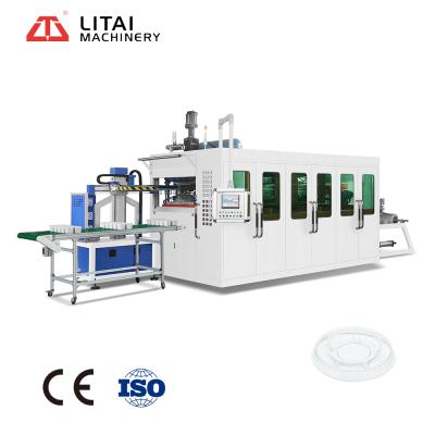 China New Manufacturer Fully Automatic Cheap Disposable Plastic Cup Lid Plastic Cups Thermoforming Machine for sale