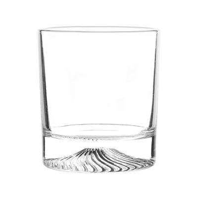 China Mountain Light Luxury Hot Unique Lead-free Glass Bottom Bear Selling Cup Whiskey Glass Tumbler for sale