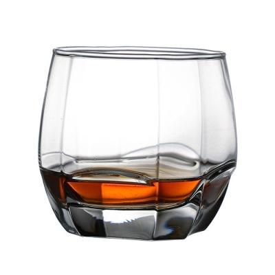 China Light Luxury High Quality Process Shaped Cup Whiskey Glass Cup Lead Free Sparkling Glass Wine Glasses for sale