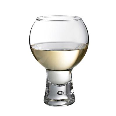 China Hot Sale Lead Free Crystal Glass Cup Crystal Clear Glasses Bar Lamp Bulb Shape Wine Glass Brandy Balloons for sale