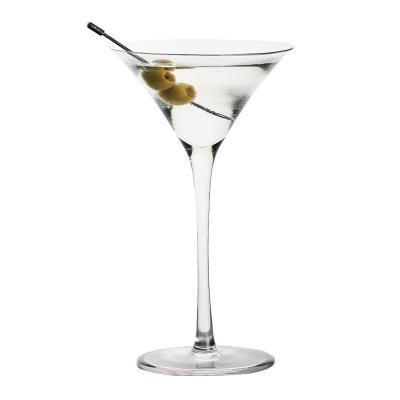 China Wholesale Lead Free Crystal Crystal Clear Martini Glasses Bar Use 140ml Wine Cocktail Glass for sale