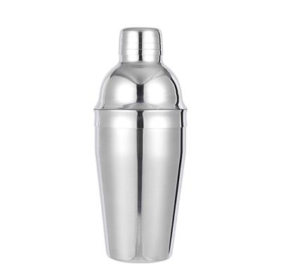 China Sustainable Wholesale Stainless Steel Thicken Wire Drawing Process 350/550/750ml Accessory Bar Cocktail Shakers for sale