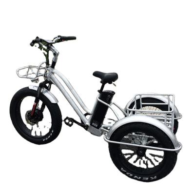 China Aluminum Alloy Electric Trike / Three Tire Fat Wheel Electric Bike for sale