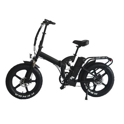 China Aluminum Alloy TUV Certification Israel Full Suspension Fat Tire Folding Ebike for sale