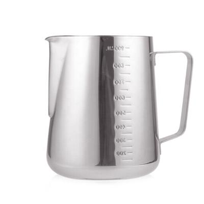 China Sustainable Latte Mug Coffee Jug Foaming 304 Stainless Steel Sharp Spout Milk PitcherHot Selling Products for sale