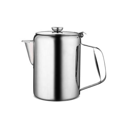 China Sustainable High End Milk Teapot Portable Stainless Steel Coffee Pot for sale