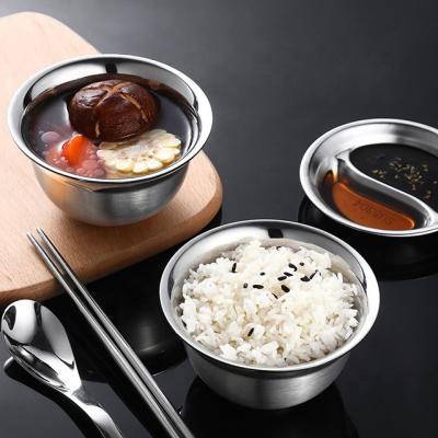 China Sustainable Hot Sale Factory Insulated Stainless Steel Double Walled Soup Bowl for sale