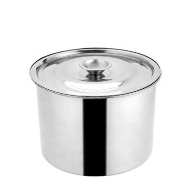 China Sustainable Small Stainless Steel Jar Cylinder Spice Soup Container Stainless Steel Containers Food for sale