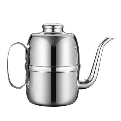 China Viable Stainless Steel Oil Dispenser Kitchen Storage Container Olive Oil Bottle Leakproof Pot for sale