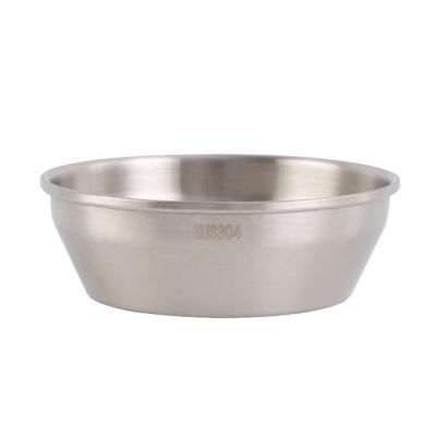 China Stainless Steel 304 304 Small Bird Bowl Pet Food Bowl for sale