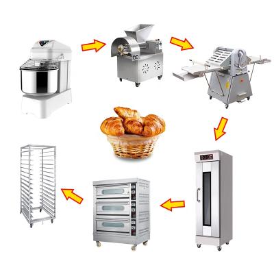 China Commercial Bakery Pit Loaf Bread Making Machine Automatic French Bread Maker Machine Snacks Factory for sale