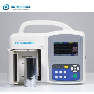 China Plastic Vital Sign Monitor 3 6 Channel Accuracy ecg Ambulance Digital ecg machines with CE and ISO for sale