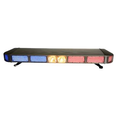 China Polycarbonate lens and aluminum base LED lightbar amber led Super Slim Police Lightbar Warning Lightbar with CEE R65 for sale