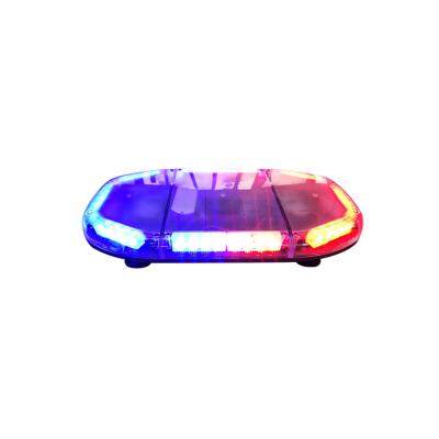 China New Design PC Mini Alarm Light Bar LED Police Light Bar, Strobe Mini Flashing Lightbar With Speaker TBD9001-0.6 for sale