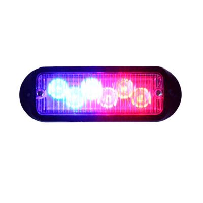 China Aluminum alloy and PC led grill warning light, amber led warning light for fire truck for sale