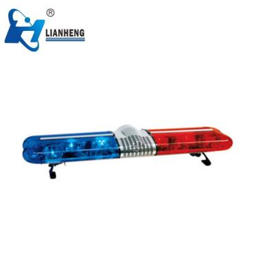 China Poly lens and carbonate aluminum base 12v/24v rotating warning lightbar, halogen to rotate light bar for fire truck for sale