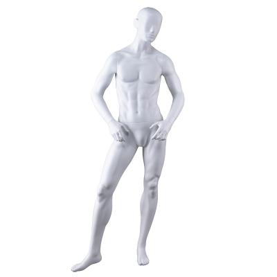 China Custom Realistic Strong Muscle Men Dummy, White Full Body Garment Underwear Male Mannequin For Window Display for sale