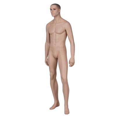 China Custom Dummy Full Body Male Fiberglass Mature Fashion Mannequins With Makeup Faces for sale