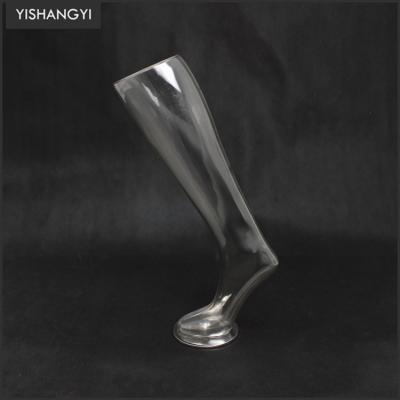 China Shatterproof Plastic Leg Mannequin Leg Foot Mannequin For Sock Display for sale