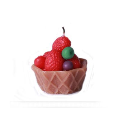 China Birthdays Factory Vendor Cake Shaped Wax Candle For Party Using Gift Wrapping Set for sale